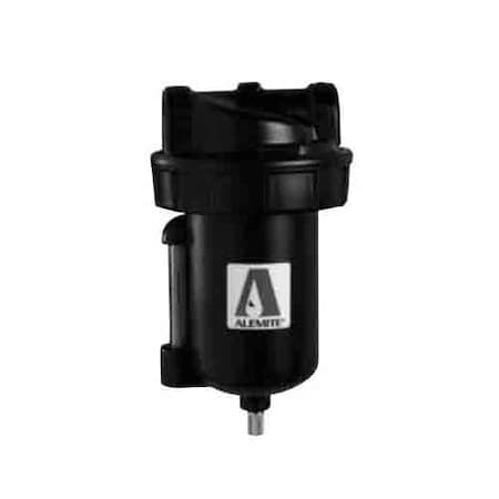 Alemite Filter, 12 In Female Nptf Port, 250 Psi Pressure Range, 85 Bspp Flow Rate, 175 Degree F, Metal 5608-3